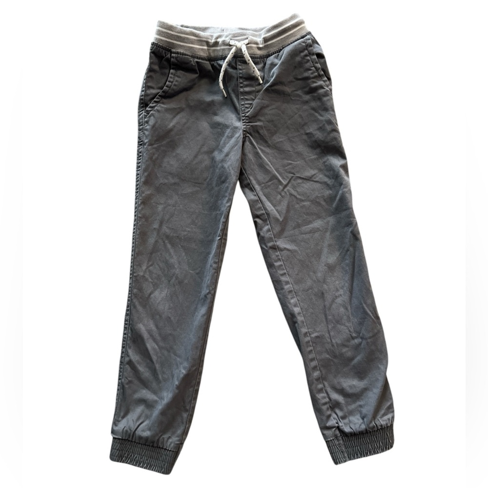 Little boys gray jogger pants